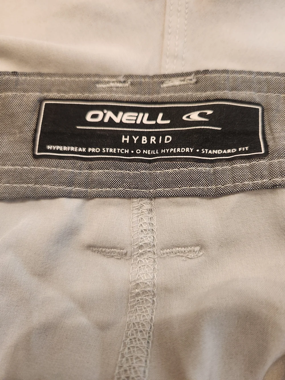 O'neill hybrid hyperfreak pro stretch size 33 Heather hybrid shorts